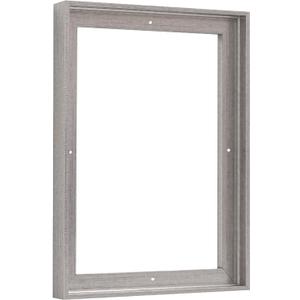 Pixy Canvas Floater Frame 8x12 for 3/4 (0.75) inch Deep Canvas Paintings/Canvas Prints/Wood Canvas Panels/Wall Art/Wall Decor/Home Decor/Artwork (Antique Silver, 8 x 12 inch, Portrait)