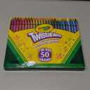 Crayola Twistables Colored Pencil Set (50ct), Stocking Stuffer for Kids & Teens, No Sharpen Colored Pencils For Kids Coloring Books, Drawing & Sketching, 4+