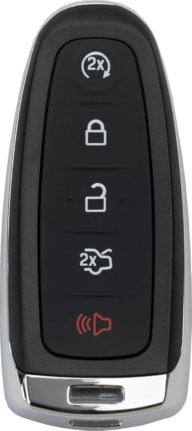 5 Button Remote Keyless Entry Smart Key Fob BT4T Replacement for Ford Edge, Escape, Explorer, Expedition Platinum, Flex, Focus/BEV, Taurus, 2011-2018 FCC ID: M3N5WY8609 IC: 7812A-5WY8609 PN: 164-R7995