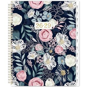 2026-2029 Monthly Planner - 3 Year Planner/Calendar 2026-2029, 36 Monthly planner from Jul. 2026 - Jun. 2029, 9'' x 11'', Calendar planner with monthly Tabs, Back Pocket - Petunia