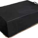 Kids Black Sandbox Cover for Step2 Naturally Playful Sandbox II, 600D Oxford Cloth 53x33x18 Inch Waterproof Sandboxes Lid with Storage Sand Box Bag for Outdoor Toys