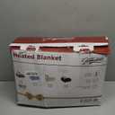 Homemate Heated Electric Blanket King Size - 100"x90" Heating BedBlanket Throw with 10 Heating Levels&8 Hours Auto Off, Fast Heating Over-Heated Protection Ultra Soft Flannel ETL Certified, Grey