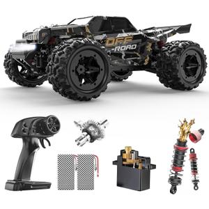 DEERC 9309E All Terrain Fast RC Cars for Adults 40KPH,4WD Electric Off-Road Remote Control Monster Truck,2.4Ghz High Speed Car,Waterproof Monster Truck with 2 Batteries for Boys & Kids