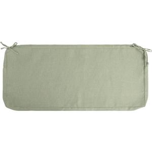 Patio Bench Cushion Covers for Outdoor Furniture with Ties, Water Resistant Loveseat/Settee Cushion Slipcover 42x18x3 Inch for Swing Porch Garden (Replacement Cover Only)-Light Green