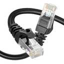 2 x Cat 6 Ethernet Cable 5 FT 10Gbps 250MHz, Outdoor & Indoor Network Cable for Router/Modem/PC, RJ45 LAN Internet Cord with Snagless Design