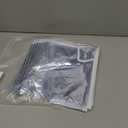 Zipcase 2 Packs Clear All Cover in Plastic Dinning Chair Covers - Heavy-Duty PVC Chair Protectors, 22" D x 19" W x 19.5" H x 40" H, Keep Your Dinning Chair Away from Water Dust Paws and Claws