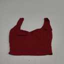 Women's Crop Tank Tops Y2k Summer Cute Sexy Backless Sweetheart Neckline Trendy Going Out Camisole Basic Shirts 2024 (Small, 01 Burgundy)