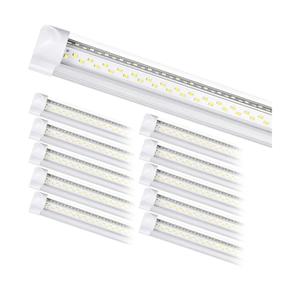 8Ft LED Shop Light Fixture - 8 Foot 100W 15000LM 6500K, Linkable with Plug Shop Lights for Garage,V Shape, 96" T8 LED Tube Light, Hight Output