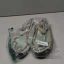 Men's Leather Hand Stitching Lace-Up Loafers Lightweight Breathable Round Toe Slip-On Flat Chukka Oxfords Driving Walking Shoes (11, Green)