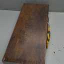 BAYKA Floating Shelves Bathroom for Wall  Shelf Over Toilet Farmhouse Rustic Wood for Bedroom, Kitchen, or Living Room Decor Organization, Christmas Decor Shelves  Rustic Brown, Set of 3 (15.7inches)