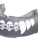 Shock Doctor Mouth Guard for Braces, Upper Teeth Protection, Instant Fit, Adult & Youth Sizes (Trbk/Whfng)