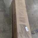 Lift Up Full Size Bed Frame with Storage, Upholstered Full Bed Frame with LED Lights Headboard and Charging Station, No Box Spring Needed, Easy Assembly - Dark Grey