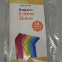 15 FITS ALL TUMBLERS STRAWS - Reusable Silicone Straws for 30 and 20 oz Yeti - Flexible Easy to Clean + 2 Cleaning Brushes - BPA Free, No Rubber Taste Drinking - Best Value for Money Pack