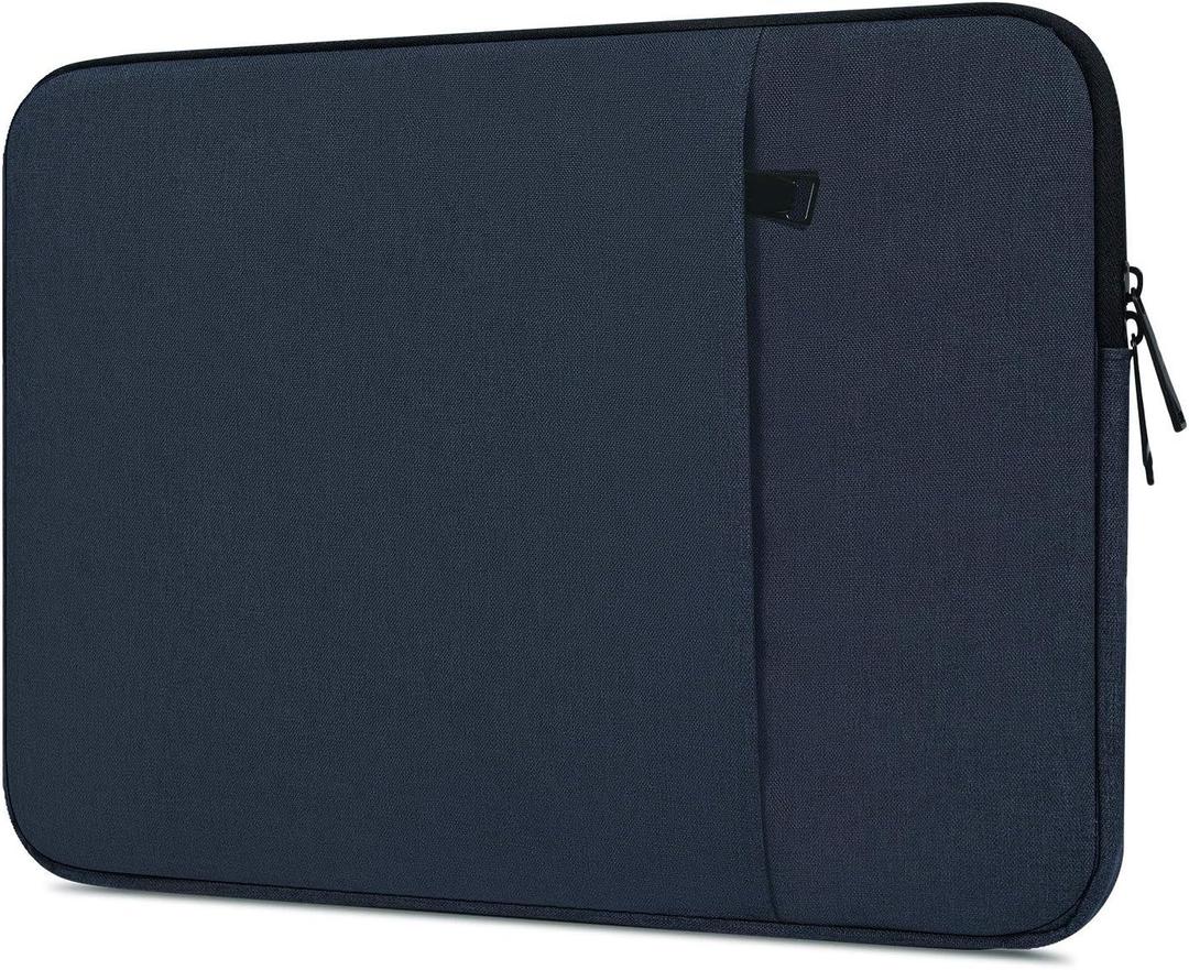 15.6 16 inch Laptop Sleeve Case for HP Envy X360/Pavilion 15, HP Omnibook 16, Lenovo IdeaPad 15, Dell Inspiron Plus 16, Acer Aspire 15, ASUS, Water-Restistant 15.6 Computer Bag -Navy Blue
