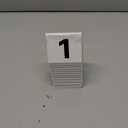 Tuanse Table Numbers 1-25 Acrylic Double Side Numbered Table Tents Plastic Restaurant Wedding Numbers Cards Signs for Party Banquets Wedding Reception(White, Black)