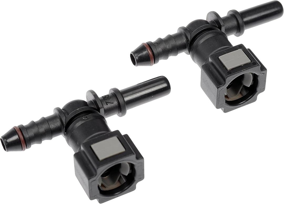 Dorman 800-177 Quick Connector 5/16 In. Steel TEE to 6mm with O-ring, 2 Pack