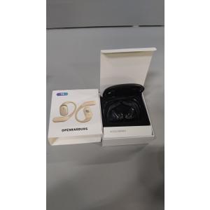 TAGRY Open Ear Headphones Wireless Earbuds 40HRS Playtime Fast Charging Headphone Digital Display Earphones with Ergonomic Earhook IPX7 Waterproof Ear Buds for Running Workout Black