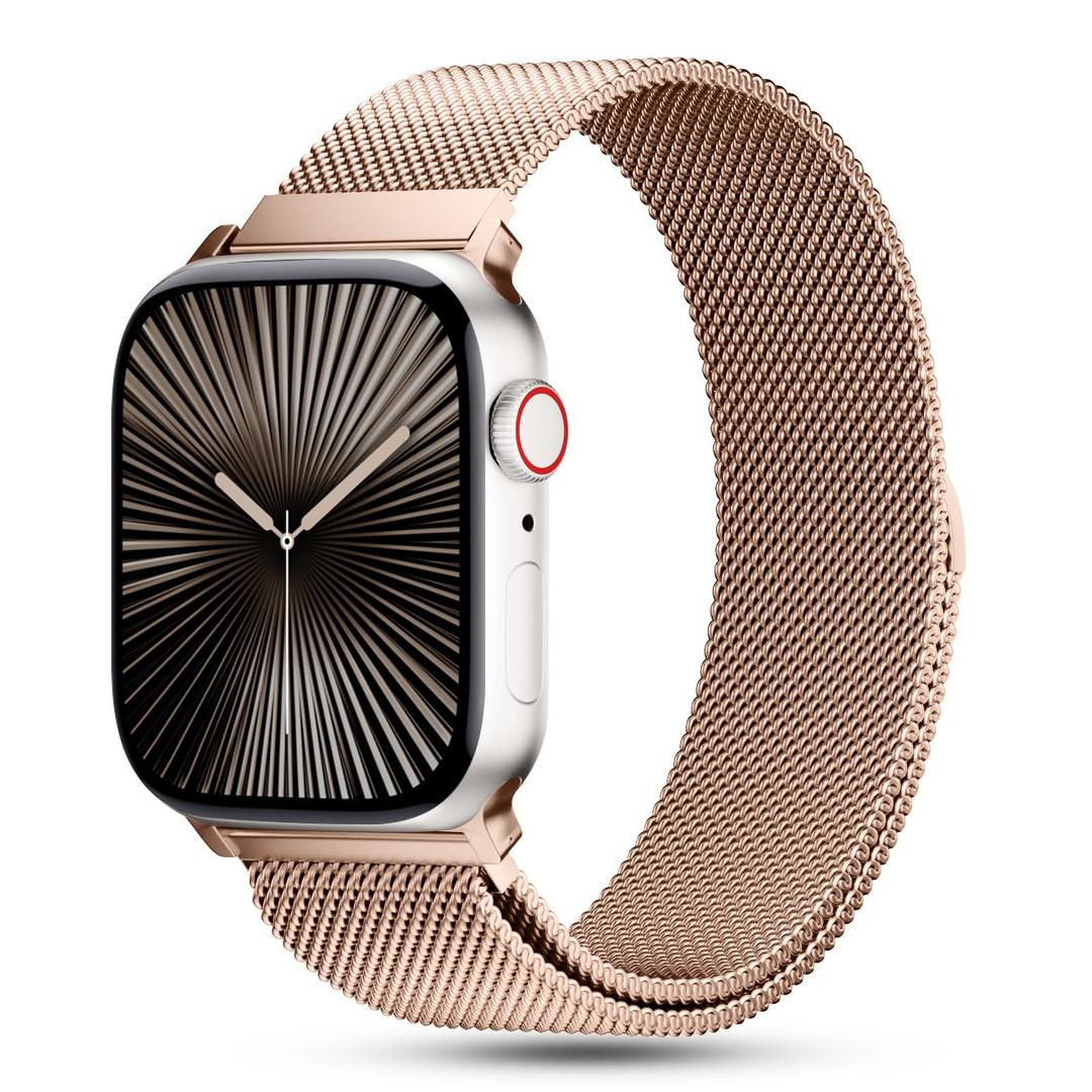 MUIPIK Magnetic Milanese Loop Stainless Steel Band 44mm 45mm 46mm 49mm