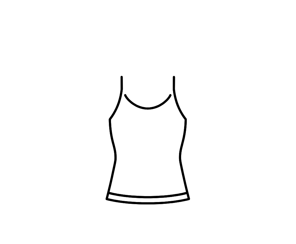 Women's Tank Top Black Size M