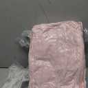 MAXEVE Heated Blanket Electric Throw 50"x60" Faux Rabbit Fur Blankets with 6 Heating Sets & 12 Hours Auto Off, Warm Gifts for Grandma Wife, ETL Certification (Pink)