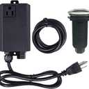 Garbage Disposal Air Switch Kit Sink Top Waste Disposal Long Stainless Steel On/Off Air Button Food and Waste Disposals Part by Etoolcity