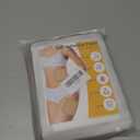 20 Pack Disposable Castor Oil Pack Wrap for Stomach, 8 x 6 inches Castor Oil Patch Organic Cotton, Self-Adhesive, Anti Leakage, No Wash Portable Pad Kits for Men Women for Home Travel