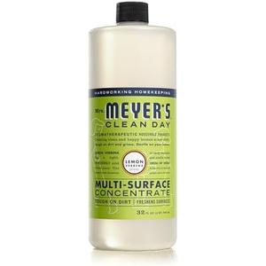 MRS. MEYER'S CLEAN DAY Multi-Surface Cleaner Concentrate, Use to Clean Floors, Tile, Counters, Lemon Verbena, 32 fl. oz,2 pcs