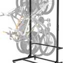 Freestanding Bike Rack with Caster Vertical Bike Storage Stand for Garage Indoor Bicycle Organizer Holds Up to 5 Bikes