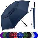 Golf Umbrella Large 54/62/68/72 Inch, Extra Large Oversize Double Canopy Vented Windproof Waterproof Umbrella, Automatic Open Golf Umbrella for Men and Women and Family.