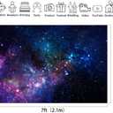 7x5ft Outer Space Backdrop, Starry Galaxy Photo Backdrop, Planet Theme Background for Boy Girl Birthday Party Photography Decorations Banner, Photo Booth Studio Supplies Props(Vinyl)