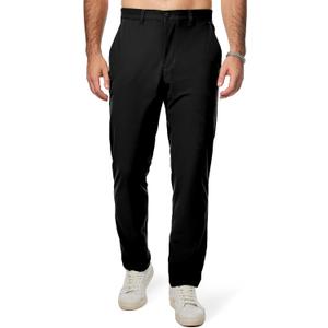 JMIERR Mens Chino Pants Casual Stretch Golf Pants Waist Tapered Trousers Lightweight Comfy Pants with Zipper Pockets (Black, M) JMIERR Mens Chino Pants Casual Stretch Golf Pants Waist Tapered Trousers Lightweight Comfy Pants with Zipper Pockets (Black, M)