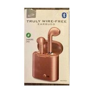 iLive IAEBT209 Truly Wireless Earbuds Bluetooth 5 With Charging Case Rose Gold