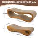 Cat Scratcher, 2 in 1 Cardboard Cat Scratchers for Indoor Cats Scratch Pad, 70CM