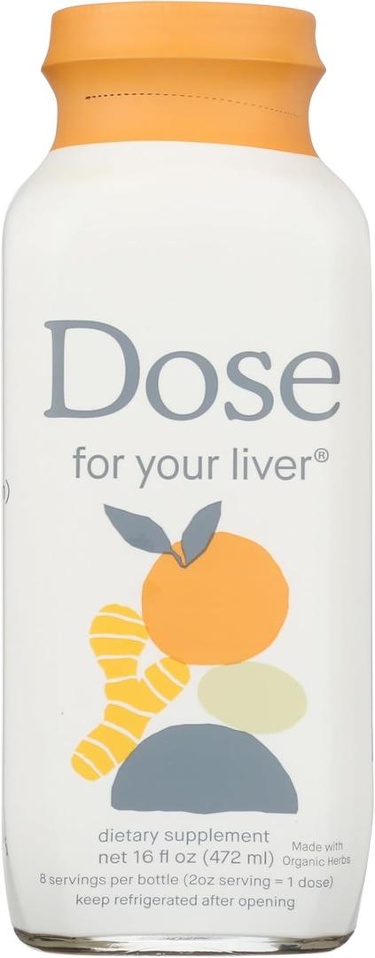 Liver Support Supplement Shot | 1 Bottle (16 Ounce) EX 12/20/26