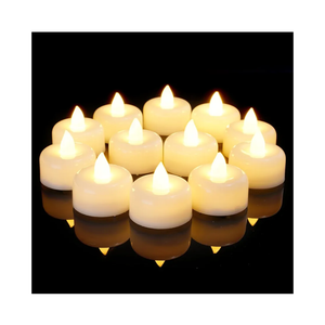 Amagic 12 Pack Flameless LED Tea Lights Candles Battery Operated, Electric Fake Tealight Candles for Votive, Halloween, Christmas, Home Decor, Wedding, Table Decor 