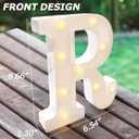 Graduation Decorations 2025 - 8 Light Up LED Marquee Letters "GRAD 2025" - Class of 2025 Ornaments Sign for Kindergarten Middle School Centerpiece Party Decorations