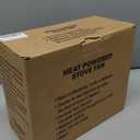 10 Blade Wood Stove Fan,Dual Motor Fireplace Fan,Wood Stove Fan Compatible with Buddy Heater, Heat Powered Fireplace Fan Log Burner Burning Stove Accessory Non Electric for Camping Outdoor Indoor Use