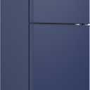 Frigidaire Compact Refrigerator with Top Freezer - 2 Door Fridge with 3.2 Cu Ft, Contemporary Series, Blue, 3.1 cu ft
