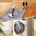 Recliner Chair Mat, Recliner Pads for Hardwood Floors, Non Skid Rubber Furniture Gripper Pads for Recliners, 31.5inch Diameter Low Pile Heavy Duty Non Slip Multi-Purpose Desk Chair Mat Rug