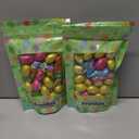 Easter Filled Bunny Bites Milk Chocolate, Happy Easter Day Eggs, Party Bag Fillers, Individually Wrapped, Kosher Certified Dairy (Fudge Filled Bunny Bites, Half-Pound) (EXP 08/15/27)