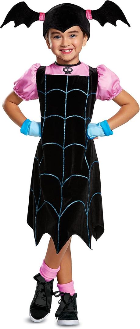 Disguise girls Disney Vampirina Classic Girls' Costume (Size/(4-6x), Black)