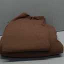 MooMee Bedding Sheet Set 100% Washed Cotton Linen Like Textured Breathable Durable Soft Comfy (Solid Dark Brown, King)