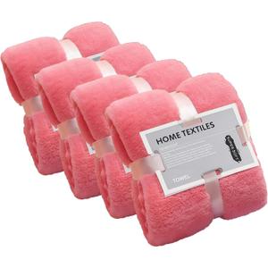 4Pcs Pink Hand Towels for Bathroom - Clean Face Towels Decoration Small Microfiber Washcloths Towel Face Hand13.7 x29.5inch