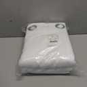 NICETOWN 100% Blackout Window Curtain Panels, Cold and Full Light Blocking Drapes with Black Liner for Nursery, 84 inches Drop Thermal Insulated Draperies (White, 2 Pieces, 52 Wide Each Panel)