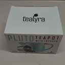 Tealyra - Pluto Porcelain Small Teapot Turquoise - 18.2-ounce (1-2 cups) - Matte Finish - Stainless Steel Lid and Extra-Fine Infuser To Brew Loose Leaf Tea - 540ml