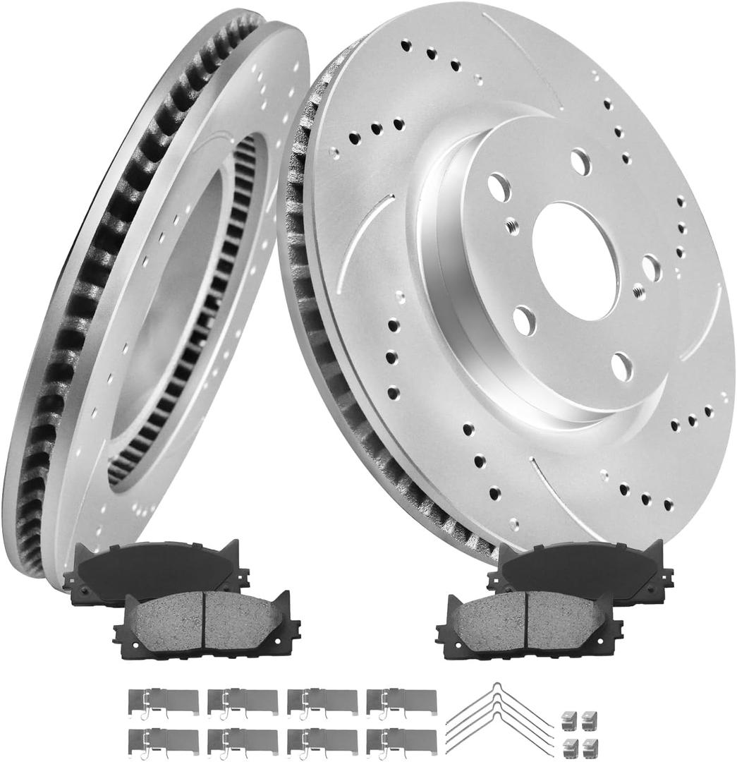 Front Rotors Compatible with Tucson [ 2010-2015 ] Brake Rotor Kit