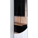 Black (TV BLING) TV Curtain, 2 15x40" panels, fits up to 80 inch TV