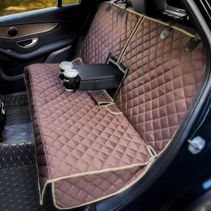 Car Seat Cover Waterproof Back Seat Cover for Kids and Dogs Without Smell Heavy Duty and Nonslip Rear Seat Protector Non Stick Fur Bench Seat Cover for SUV Van Easy to Install Machine Washable