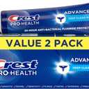 Crest Pro-Health Advanced Deep Clean Mint Toothpaste, 2 Count (Pack of 1)