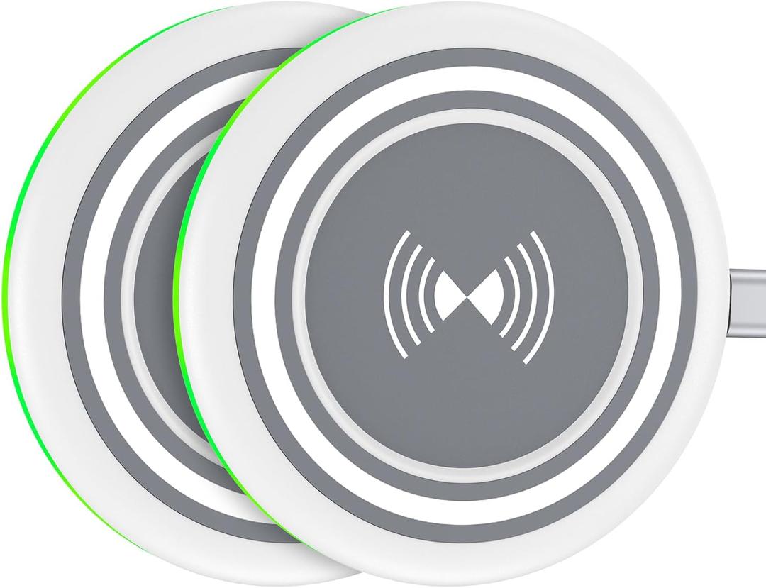 15W Wireless Charger Fast Charging Pad for iPhone 17/Air/16e/16/15 Pro Max, Android Wireless Charger Samsung Charging Station for Galaxy S25 Ultra/S24 FE/S24 Pixel 10/10 Pro/9/9 Pro XL/Fold/8a/8/7 Pro (white)